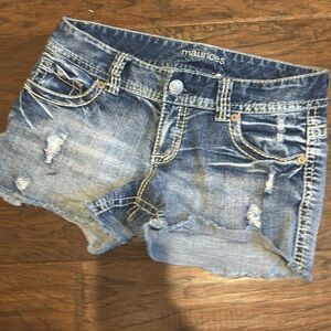 Maurices Blue Jean Shorts